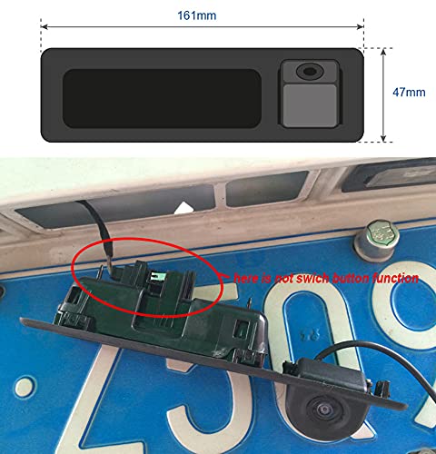 Cámara reversible impermeable de la cámara de inversión de la manija del tronco de la visión nocturna para BMW 3er/4er/ 5er Series/ X3/F25/X4/X5/320Li/530i/328i/535i/ F30/F31/ F32/F34/F35/F80