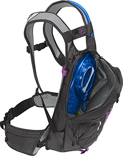 CAMELBAK Solstice LR 10 – Mochila de hidratación, Charcoal/Light Purple, 100 oz