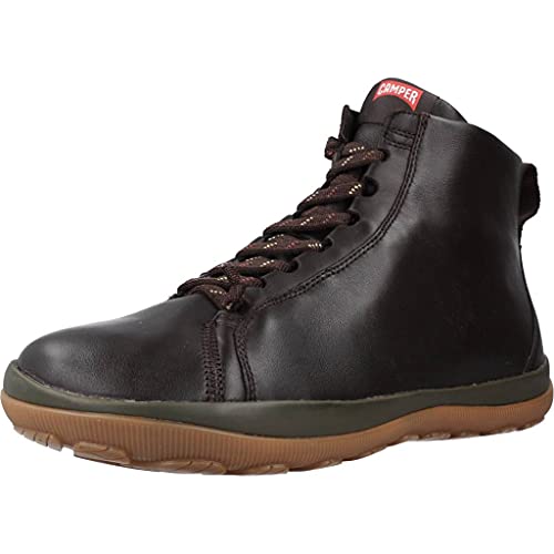 CAMPER Peu Pista GM, Botas Cortas al Tobillo Hombre, marrón Oscuro, 42 EU