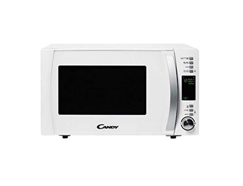 Candy X-Range CMXG 25DCW, Microondas con Grill, 25L, 1450W, 5 Niveles, Digital, 40 Programas, Bloqueo, Plato 31,5CM, Grill Rack, Plato Crunchy, Express Cooking, Temporizador, App simply-Fi, Blanco