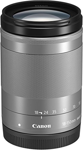 Canon EF-M 18-150 - Objetivo para Canon EOS M5, EF-M 18-150 mm f/3,5-6,3 IS STM,plata