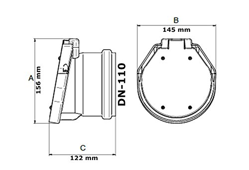 Capricorn DN 110 Válvula antirretorno