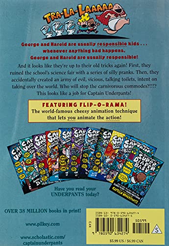 Captain Underpants and the Attack of the Talking Toilets (Captain Underpants #2)