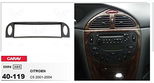 CARAV 40-119 2-DIN Marco de plástico para Radio para Citroen C5 2001-2004