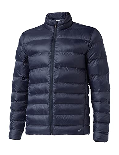 CARE OF by PUMA Chaqueta acolchada impermeable para hombre, Azul (Blue), L, Label: L