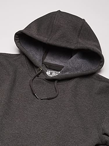 Carhartt Midweight Sleeve Logo Hooded Sweatshirt Sudadera con capucha, Carbon Heather, M para Hombre