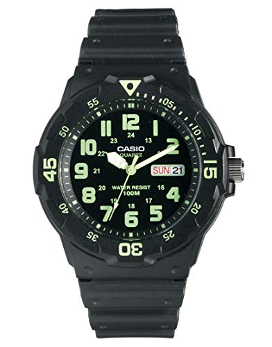 Casio Reloj Analógico para Hombre de Cuarzo con Correa en Resina MRW-200H-3BVEF