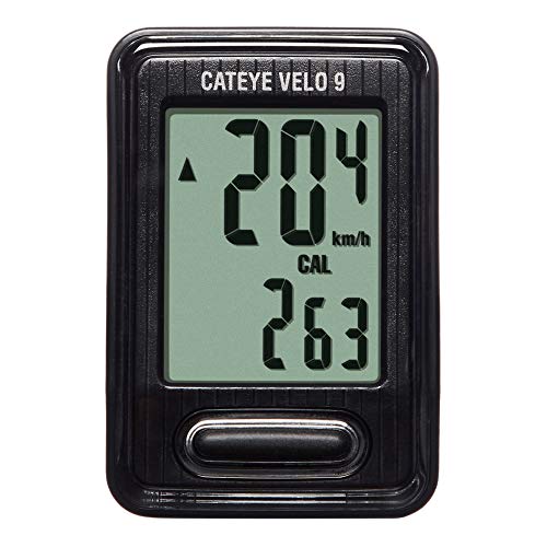 CatEye Negro COMPUTADORA Velo 9, Adultos Unisex, Medio