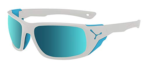 Cébé Jorasses L Gafas de Sol, Adultos Unisex, Matt White Blue, Large