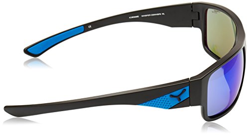 Cébé Whisper Gafas, Unisex Adulto, Multicolor (Matt Black Blue), L