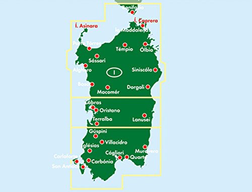 Cerdeña-Cagliari, mapa de carreteras. Escala 1:150.000. Freytag & Berndt.: Toeristische wegenkaart 1:150 000: AK 0617 (Auto karte)