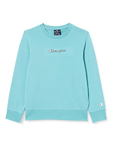 Champion Soft Fluo Sudadera, Verdeagua, 9-10 años para Niños