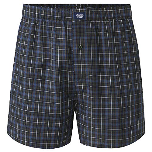 Charles Wilson Calzoncillo Tejido Bóxer de Hombre Paquete 6 Unidades (X-Large, Tartan Check 54)