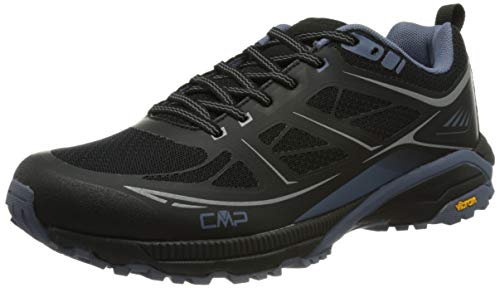 CMP Hapsu Nordic Walking Shoe, Calzado Profesional Sanitario Hombre, Negro/Lead, 45 EU