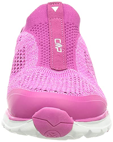 CMP Hiking Shoe, Zapato de Senderismo Knit Jabbah Wmn Mujer, Geraneo, 38 EU