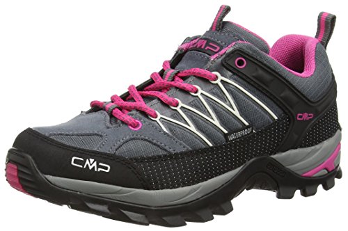 CMP Rigel, Zapatos de Low Rise Senderismo Mujer, Gris (Grey-Fuxia-Ice 103Q), 38 EU