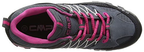 CMP Rigel, Zapatos de Low Rise Senderismo Mujer, Gris (Grey-Fuxia-Ice 103Q), 38 EU