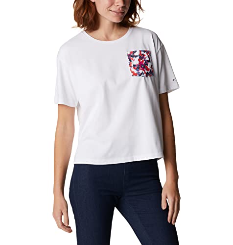 Columbia Alpine Way Camiseta de Manga Corta con Logo para Mujer