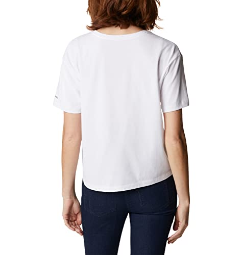 Columbia Alpine Way Camiseta de Manga Corta con Logo para Mujer