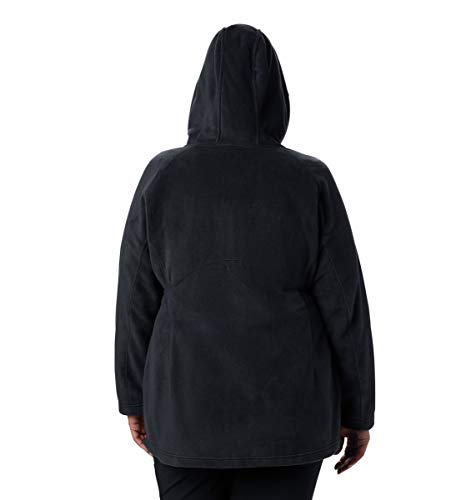 Columbia Benton Springs II Long Hoodie Sudadera con Capucha, Negro, XS para Mujer