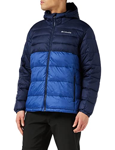 Columbia Buck Butte Insulated Hooded Chaqueta Aislante con Capucha, Hombre, Night Tide, Collegiate Navy, L