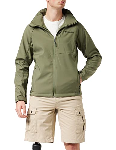 Columbia Cascade Ridge II Softshell, Chaqueta Softshell Hombre, Verde (Stone Green), M