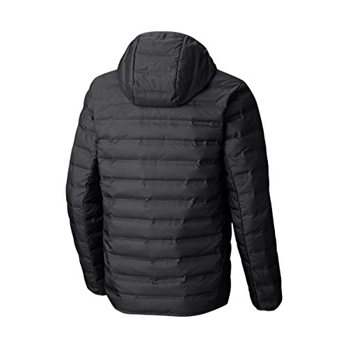 Columbia Chaqueta de plumón con Capucha para Hombre, Lake 22 Down Insulted Jacket, Negro, Talla XL