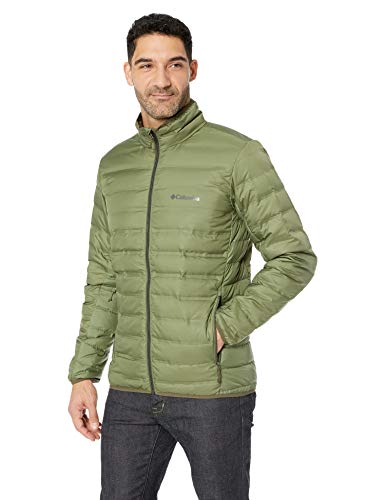 Columbia Chaqueta para hombre, Lake 22 Down Jacket, Poliéster, Verde (Mosstone), Talla L, 1737881