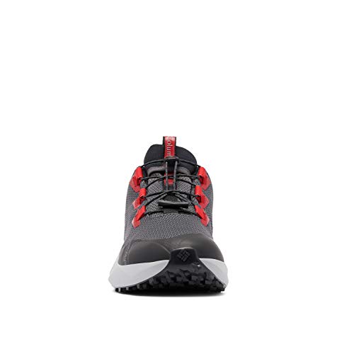 Columbia Facet 30 Outdry, Zapatillas para Caminar Hombre, Negro y Rojo Brillante, 44.5 EU