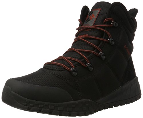 Columbia Fairbanks Omni-Heat Bota de invierno para Hombre, Negro (Black, Rusty), 42.5 EU