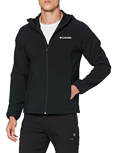 Columbia Heather Canyon, Chaqueta Softshell, Hombre, Negro (Black), XXL