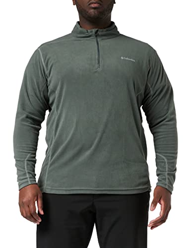 Columbia Klamath Range II Half Zip, Forro polar con media cremallera Hombre, Gris (Grill), S