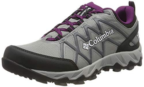 Columbia Peakfreak X2 Outdry Zapatos de senderismo para Mujer, Gris (Monument, Wild Iris), 39.5 EU