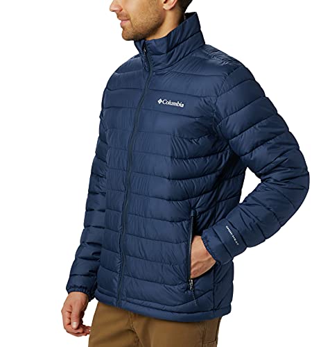 Columbia Powder Lite , Chaqueta Hombre, Azul (Collegiate Navy), XL