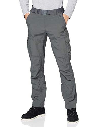 Columbia Silver Ridge™ II Cargo - Pantalones de Senderismo, Hombre, Gris (Grill), 34 34