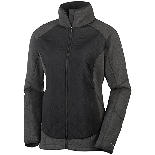 Columbia Sportswear Company Ltd Altitud Mujer Aspecto Hybrid Chaqueta de Forro Polar, Mujer, Color Negro, tamaño XS