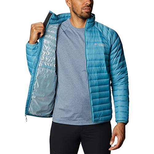 Columbia Titanium Alpha Trail Down Jacket - Men's Canyon Blue, M