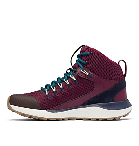 Columbia TRAILSTORM Mid Waterproof, Botas de Hiking Mujer, Marionberry, De, 40.5 EU