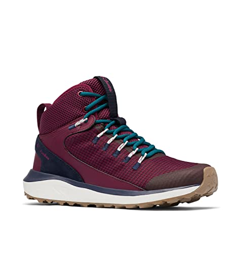 Columbia TRAILSTORM Mid Waterproof, Botas de Hiking Mujer, Marionberry, De, 40.5 EU