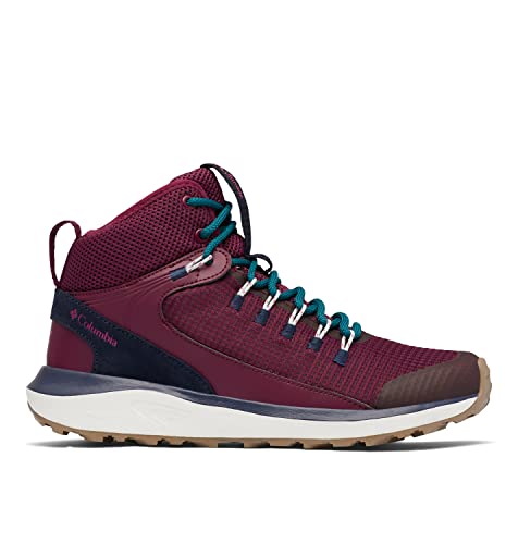 Columbia TRAILSTORM Mid Waterproof, Botas de Hiking Mujer, Marionberry, De, 40.5 EU