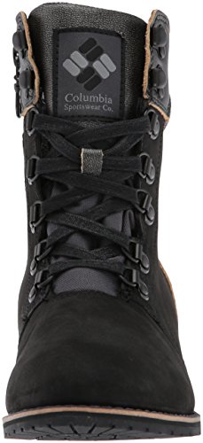 Columbia Twentythird Ave WP Mid, Botas de Nieve Mujer, Negro (Black/Ti Grey Steel), 36.5 EU