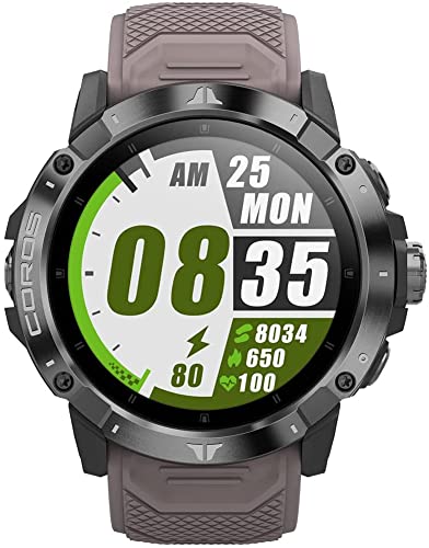 COROS VERTIX 2 GPS Adventure Watch con mapa offline global, GPS de doble frecuencia, revestimiento de diamante de cristal de zafiro y bisel de titanio, BLE, Strava y TrainingPeaks-OBSIDIAN