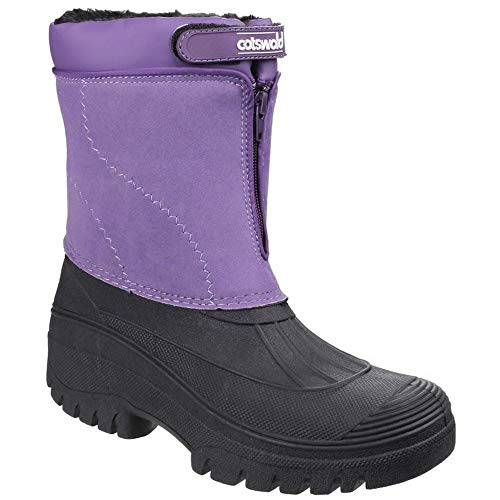 Cotswold Venture - Botas de Agua de Material Textil Resistentes al Agua Modelo Ventura para Mujer (42 EU) (Púrpura)