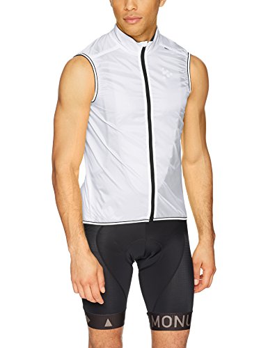 Craft Hombre Lithe Vest M Wind Chaleco, Primavera/Verano, Hombre, Color Negro/Blanco, tamaño Small