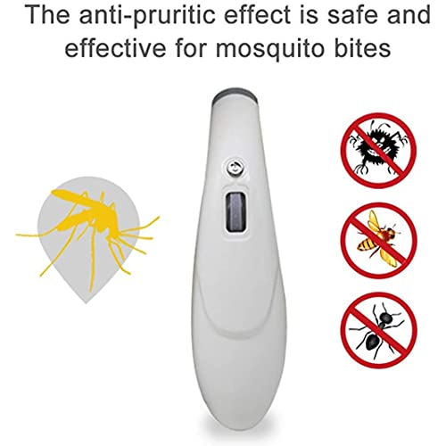 Curación electrónica contra picor, quemazón, dolor e hinchazón de picaduras de insectos (por ejemplo, mosquitos, avispas, tábanos, abejas) – Actúa libre de productos químicos.