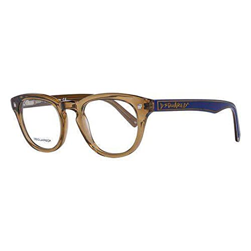 D-Squared D Squa Brillengestelle Dq5114 Monturas de Gafas, Amarillo (Gelb), 48 para Mujer