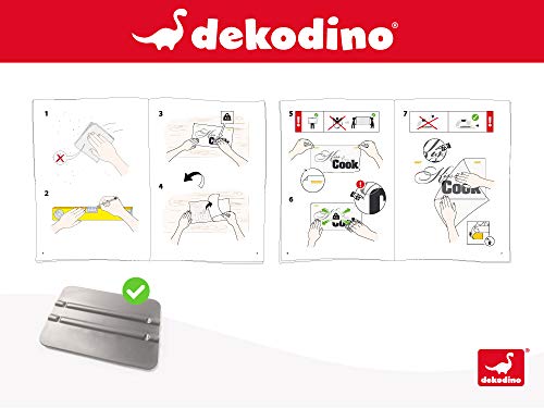 dekodino® Pegatina de pared acuarela pingüino mamá con niño deco