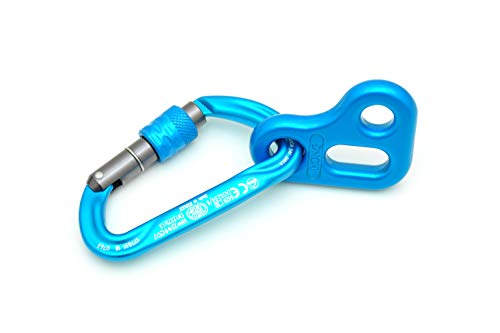 Desconocido Kong SLYDE + Argon Screw Set Compuesto de Placa y mosquetón, Turquesa