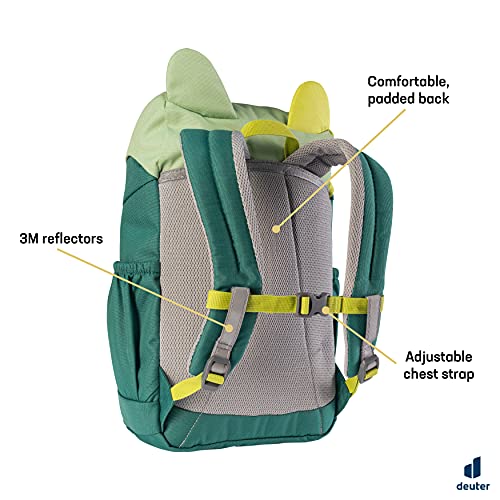 Deuter Kikki, Mochila para niños Unisex Kids, Avocado-alpinegreen, 8 L