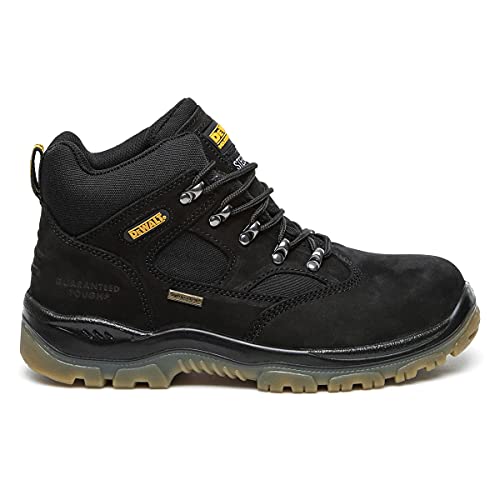 DeWALT Sympatex, botas de seguridad para hombres, negro (Black Challenger 4), 9 Reino Unido (43 EU)